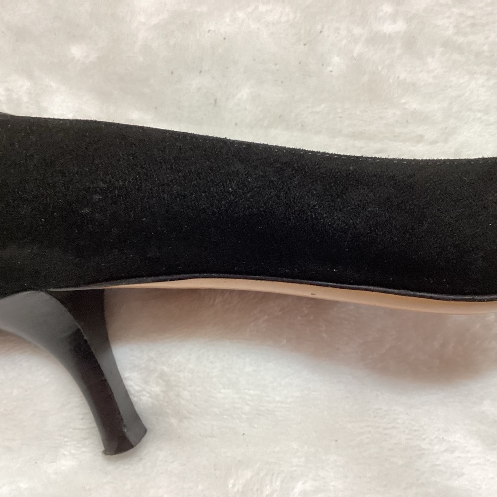 Emma Hope Cut-Out Design Rhinestone Kitten Heel Black US 8 (EU 38) Made in Italy - Picture 8 of 9